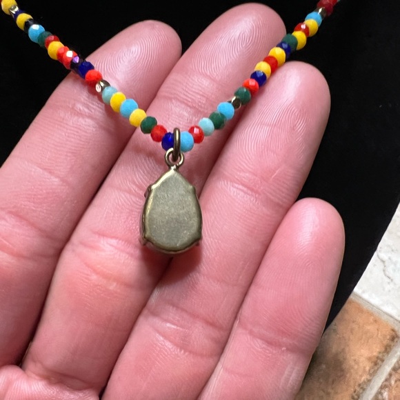 Pink Panache Multicolored Crystal Beaded Necklace - Picture 6 of 9